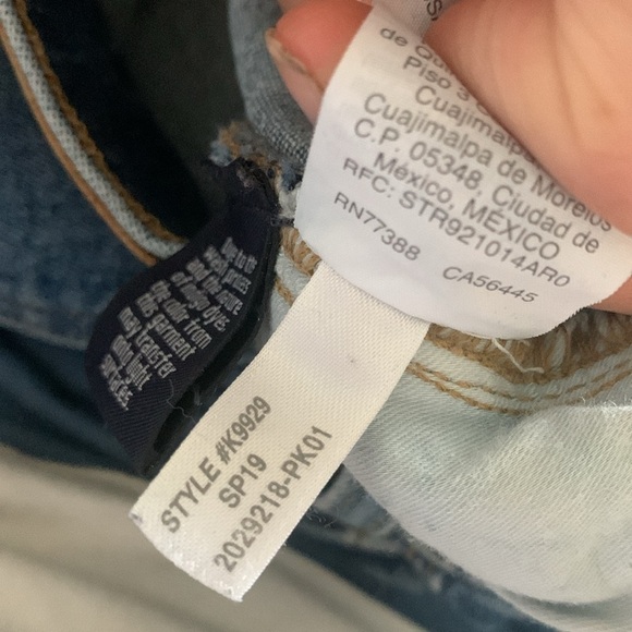 MADEWELL DISTRESSED COMFORT STRETCH EDITION MOM JEAN SIZE 27 - Picture 7 of 15